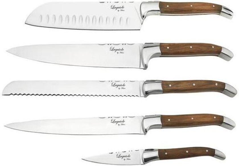 - Knivsett 5 deler oliventre