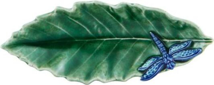 - Countryside Leaves skål 16x6,5 cm øyenstikker grønn