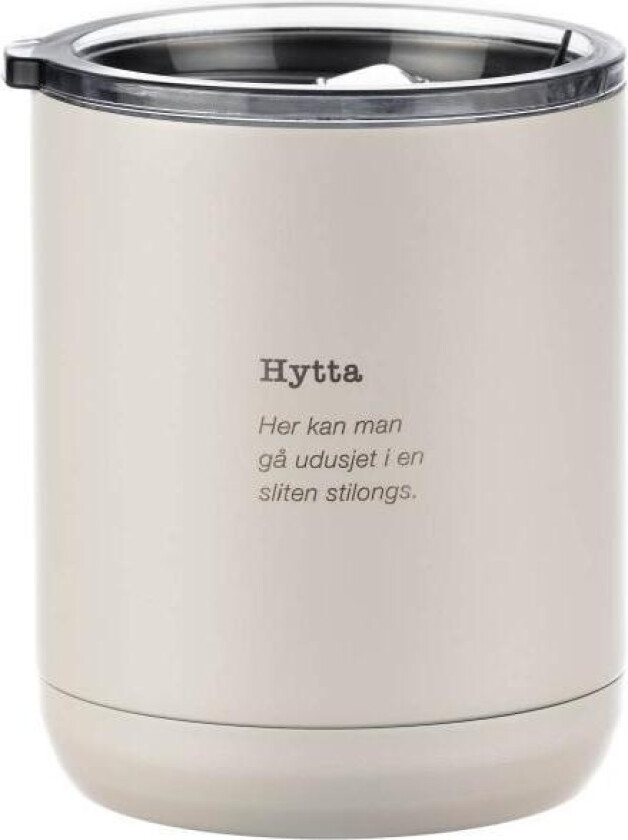 - Termokopp hank hytta 33 cl hvit