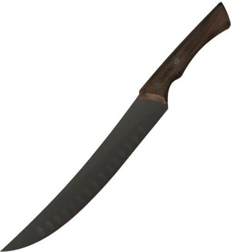 - Black Collection Churrasco slaktekniv 25 cm brun, svart