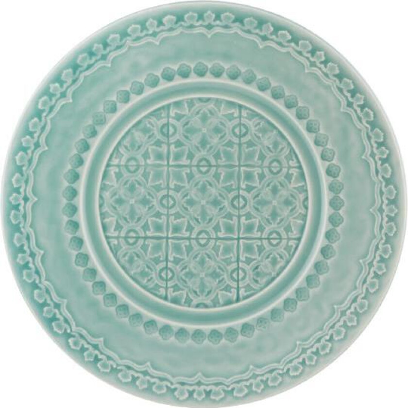 - Rua Nova tallerken flat 22 cm aqua