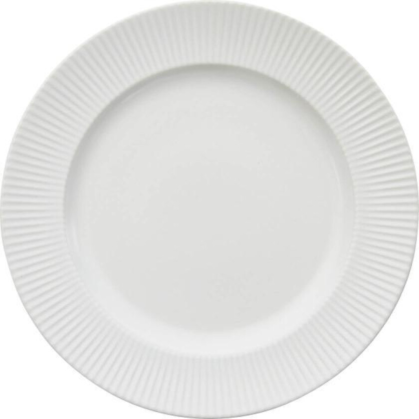 - Groovy stentøy middagstallerken 27 cm hvit