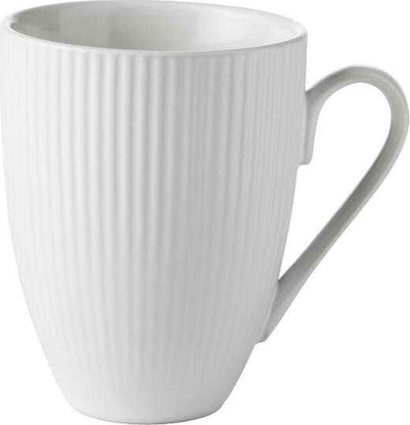 - Groovy stentøy krus 30 cl hvit