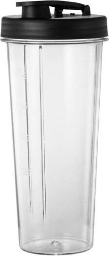 - Ultimate drikkeflaske til sportsblender 0,6L klar/svart