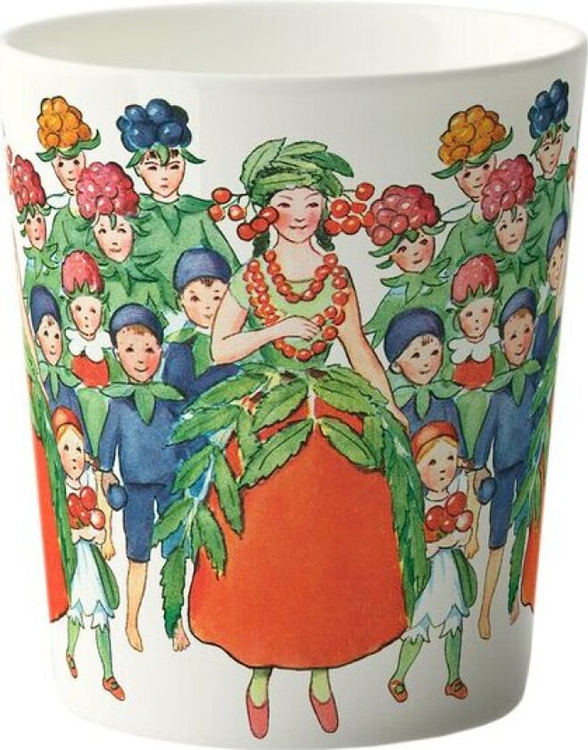 - Elsa Beskow august krus 28 cl hvit