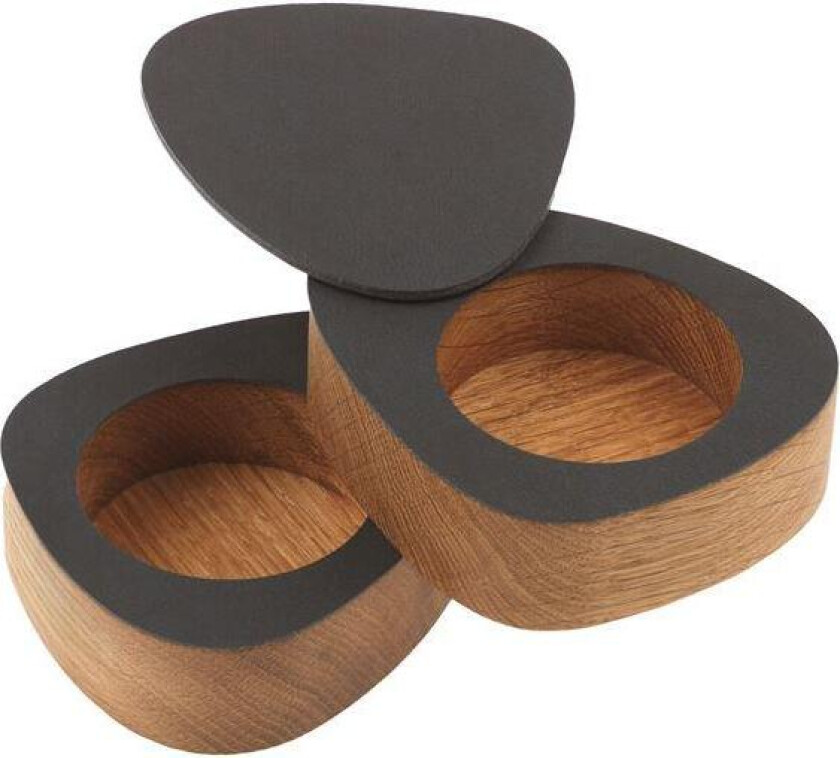 - Curve Nupo salt og pepper sett 8x10 cm svart