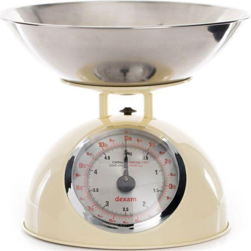 Bilde av - Kjøkkenvekt 2L krem