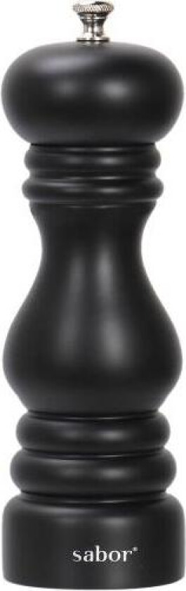 - Saltkvern 20 cm matt svart