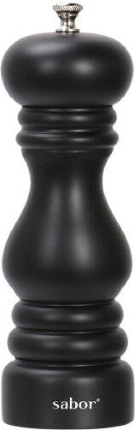 - Pepperkvern 20 cm matt svart