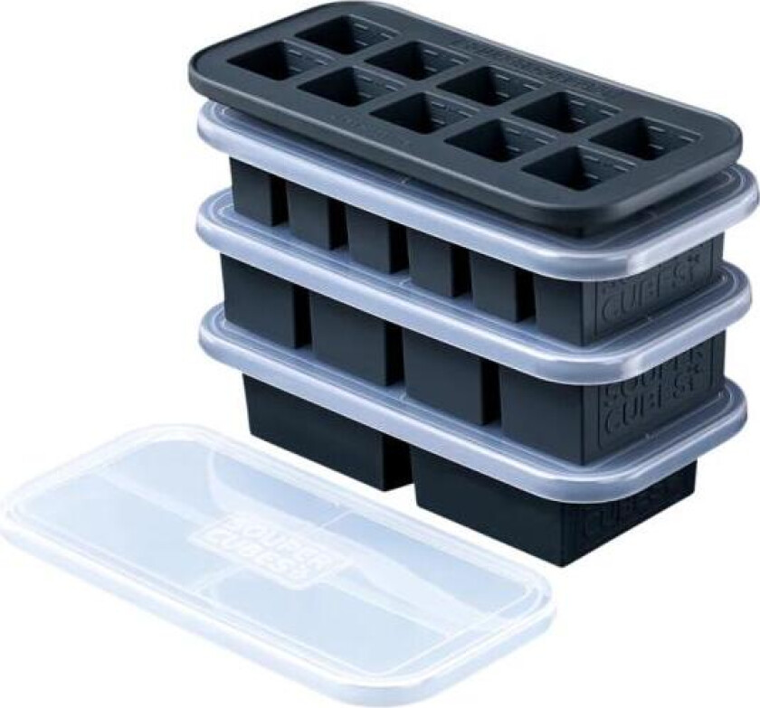 - Gavesett silikonform 4 stk grå