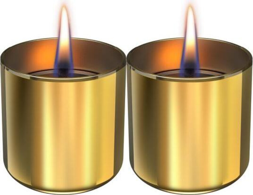 - Lilly lyslykt 8 2 stk 0,15L gull