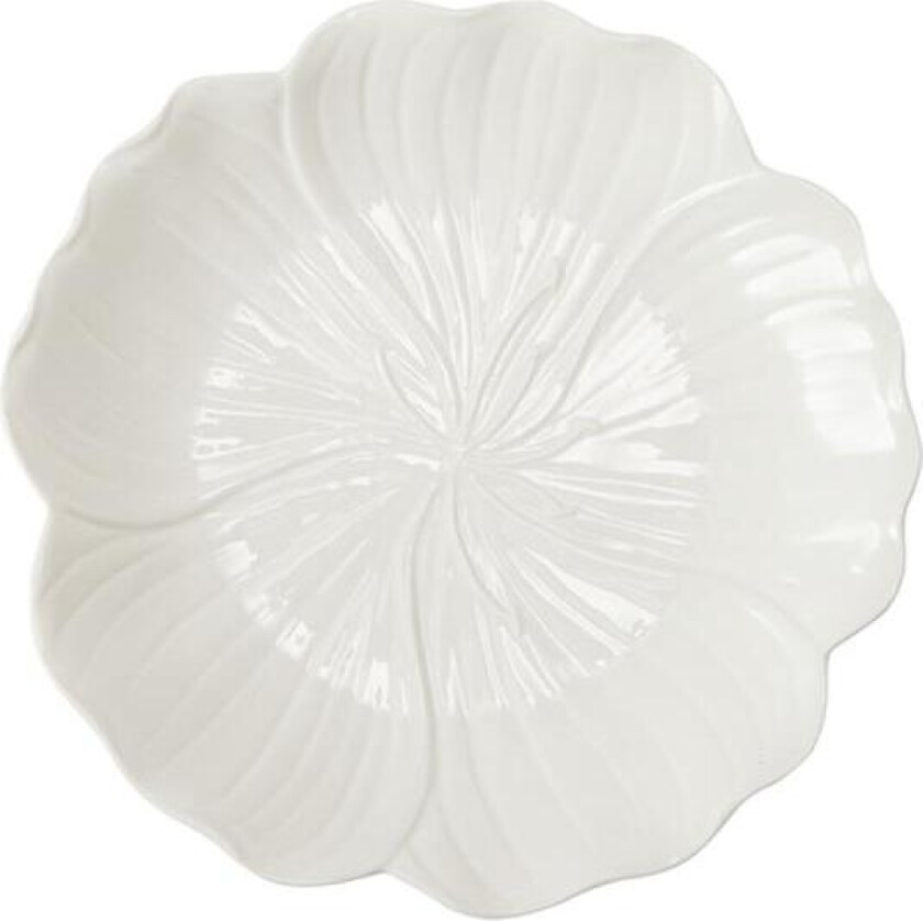 - Flora asjett 19 cm hvit