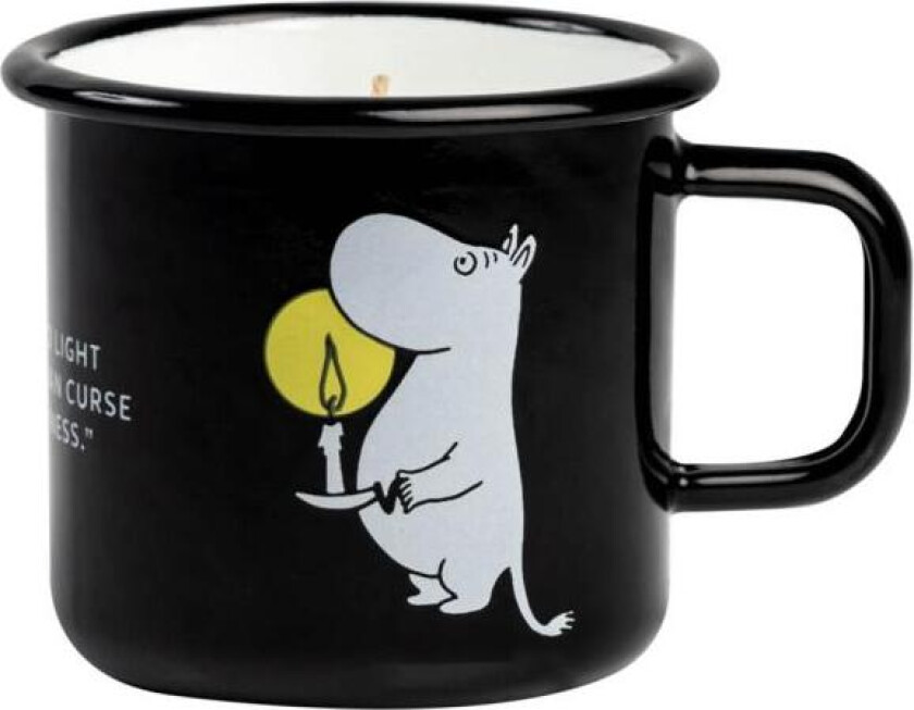 - Mummikopp Emalje m/lys Amnesty 37 cl svart