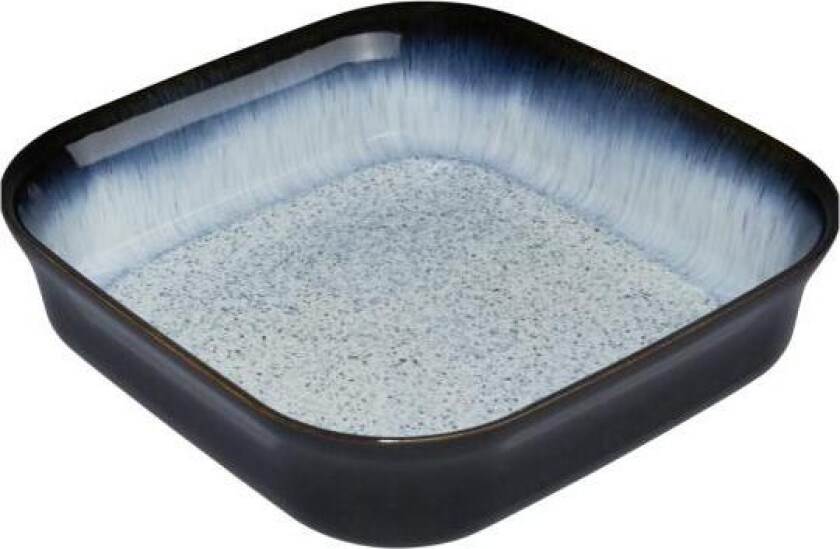 - Halo firkantig ildfast form 24x24 cm grå/svart