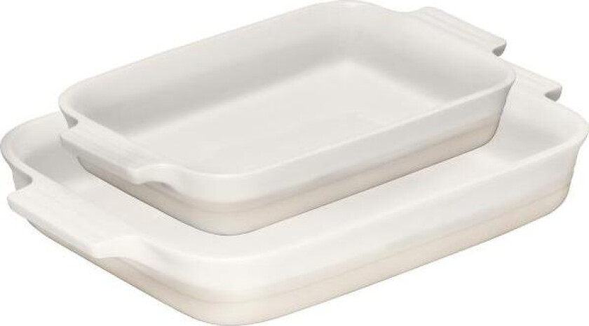 - Classic rektangulært fatsett 25+32 cm meringue