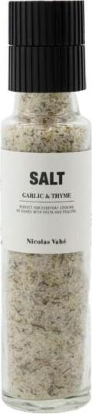 - Salt hvitløk & timian 300g