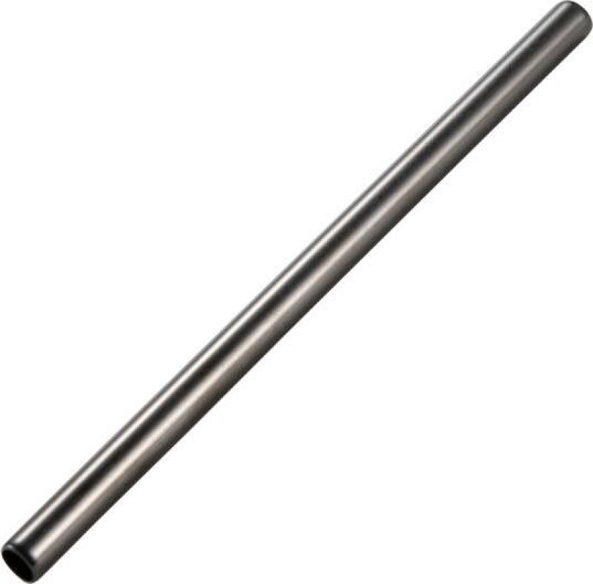 - Steelpipe sugerør 15 cm gun metal