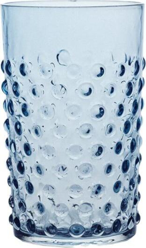 - Hobnail glass 20 cl misty blue