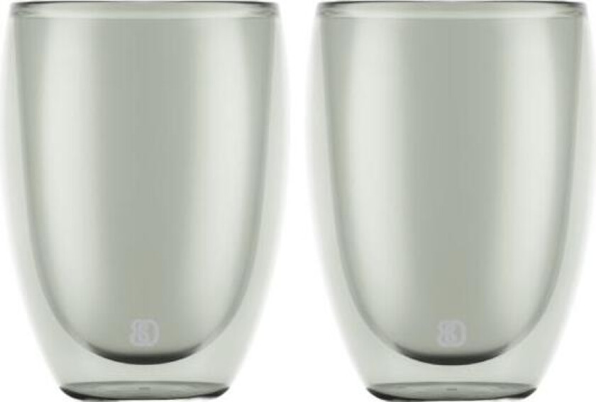- Pavina glass 35 cl 2 stk grå