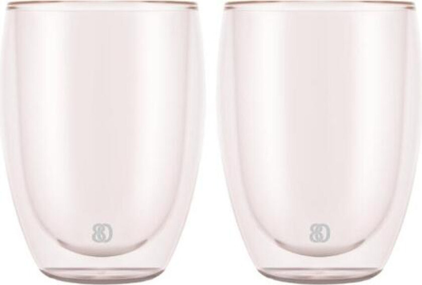 - Pavina glass 35 cl 2 stk rosa