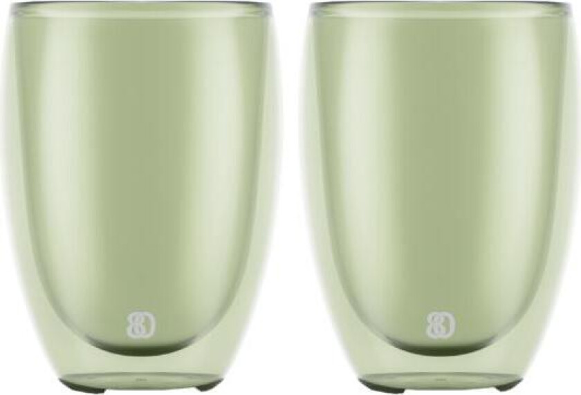 - Pavina glass 35 cl 2 stk grønn