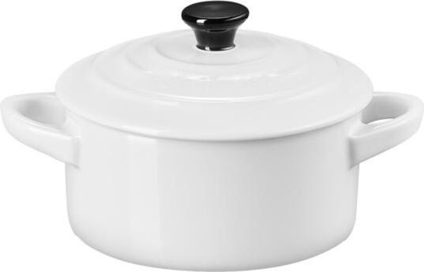 - Signature minigryte 10 cm white