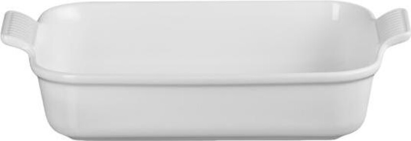 Bilde av - Heritage rektangulær ildfast form 32 cm white
