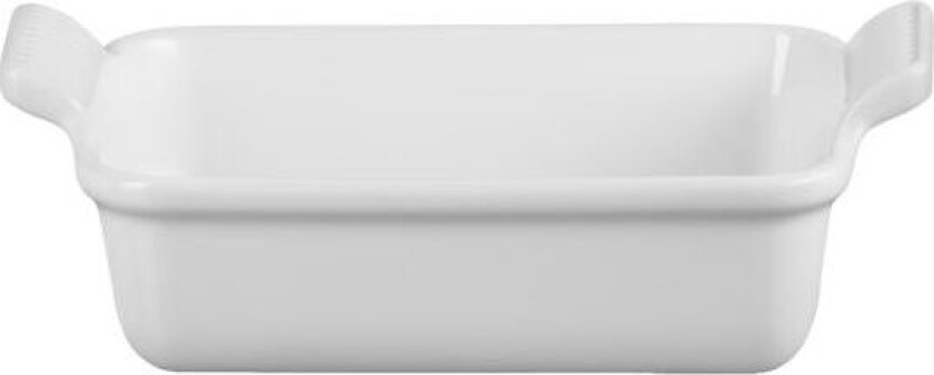 - Heritage rektangulær form 19 cm white
