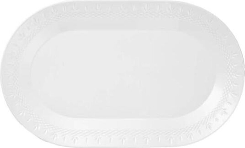 - Crispy Porcelain oval serveringsfat 23x38 cm hvit