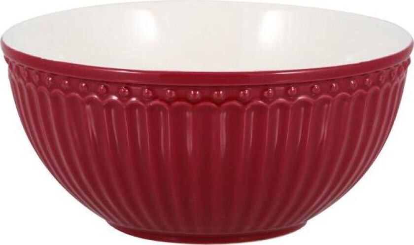 - Everyday Alice skål 45 cl dark red