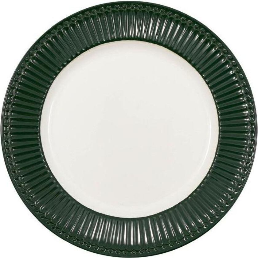 - Everyday Alice tallerken 26,5 cm dark green