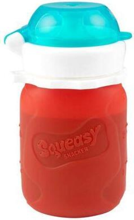 - Snacker drikkeflaske/klemmepose 104 ml red