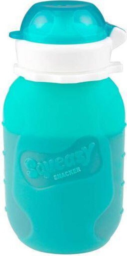 - Snacker drikkeflaske/klemmepose 177 ml aqua blue
