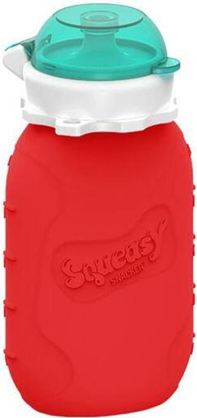 - Snacker drikkeflaske/klemmepose 177 ml red