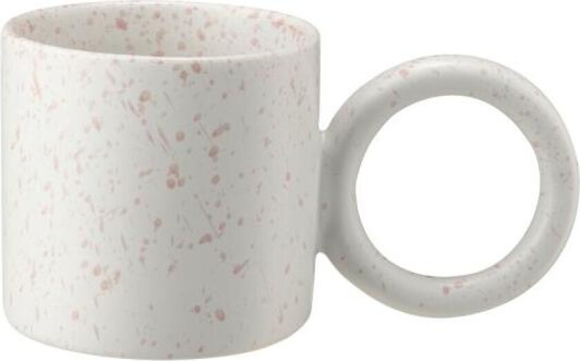 - Art krus 25 cl hvit/rosa