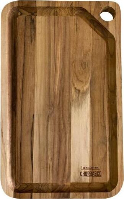 - Wooden board skjærefjøl 40x24 cm brun