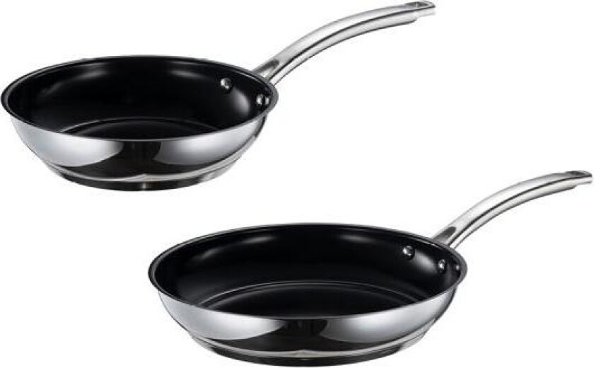 - Rix stekepanne sett 2 deler 22+28 cm svart