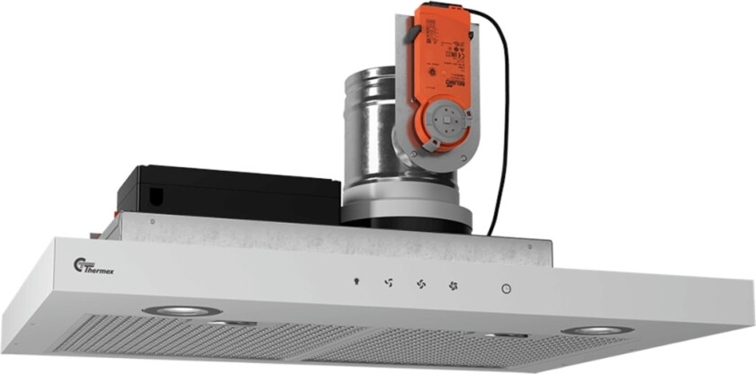Design Line Central 8005 Timer kjøkkenventilator, 60 cm hvit