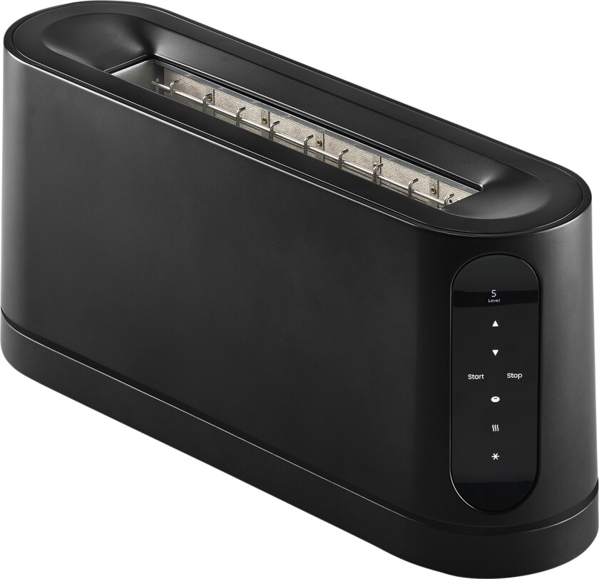 Brødrister Long Slot Black Str L:41cm B:11cm H:19.5cm - Brødristere