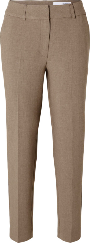 Slfritaria MW Crop Pant Camel MEL Str 34 - Smale Ben