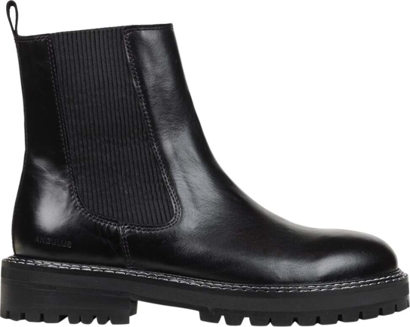 Støvle med Elastik Kvinde Chelsea Boots Str 39