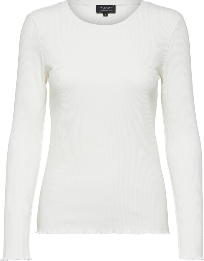 Slfanna LS Crew Neck TEE S Noos Str XL - Langermede T-skjorter