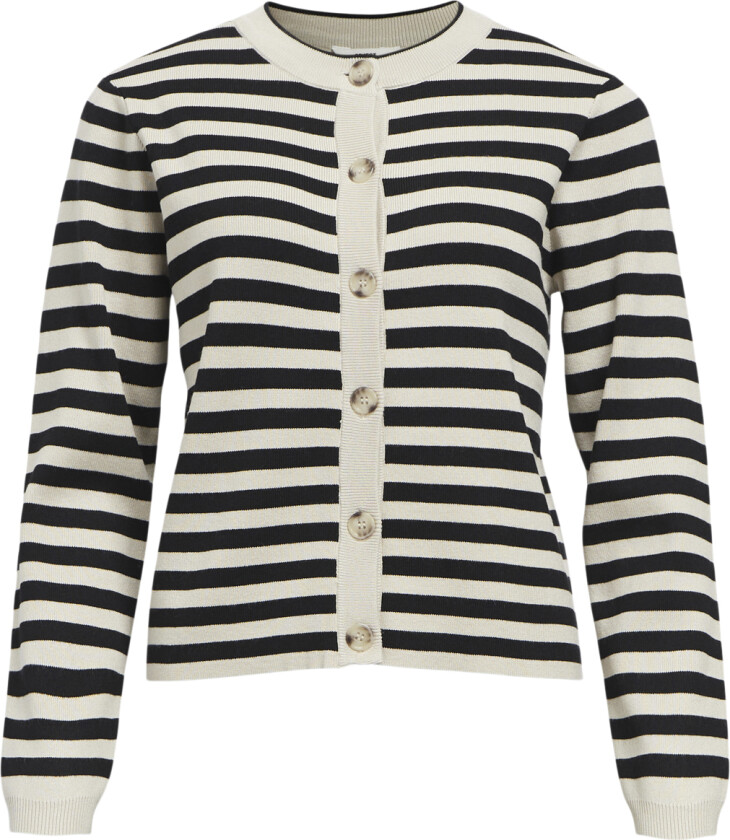 Objester SLI L/S Knit Cardigan Noos Str M - Cardigans
