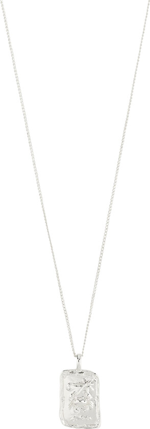 Cancer Recycled Zodiac Sign Necklace, Silverplated - Halskjeder Med Anheng