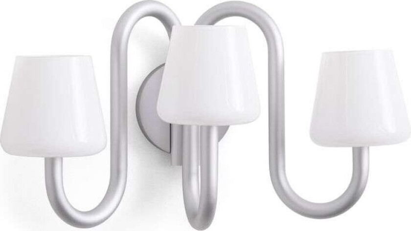 Apollo vegglampe White opal