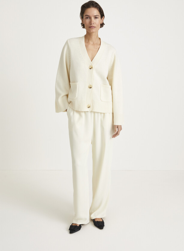 Hailey Cardigan Str L - Cardigans