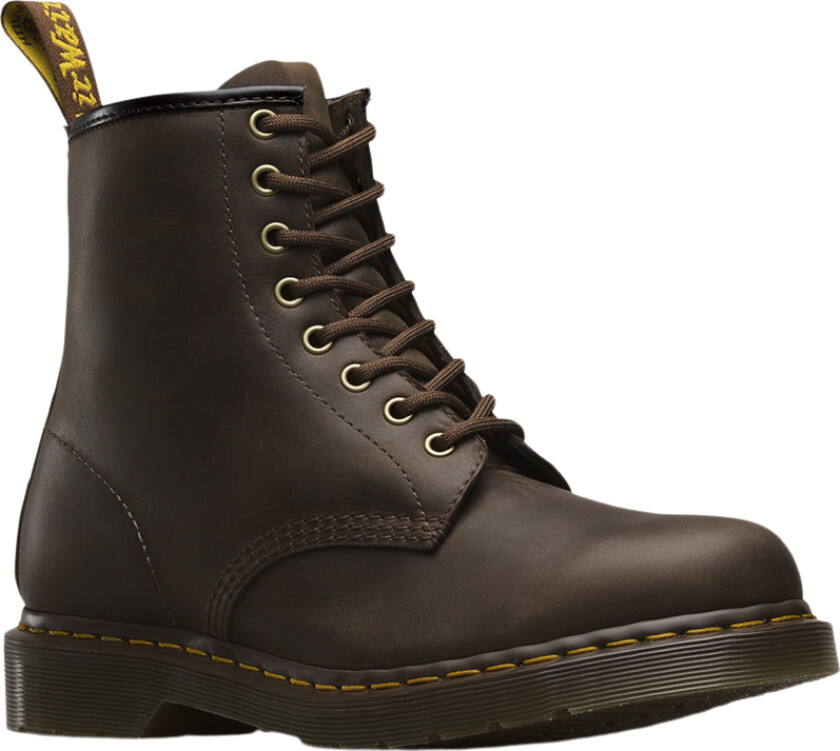 1460 Dark Brown Crazy Horse Mand Snørestøvler Str 46
