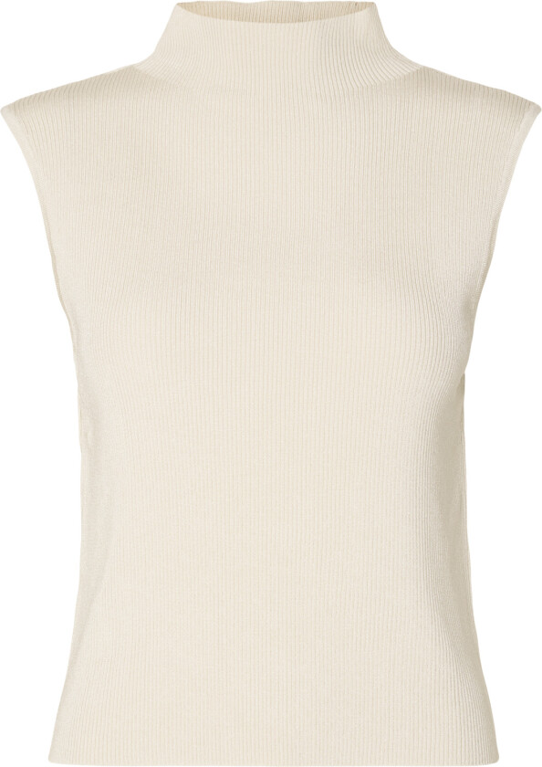 Slfcaro SL Knit TOP Str L - Kortermet Strikkegenser