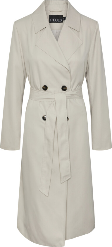 Pcscarlett LS Trenchcoat Noos Str XS - Trenchcoats