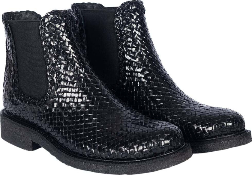 Håndflettet Støvle Kvinde Chelsea Boots Str 41